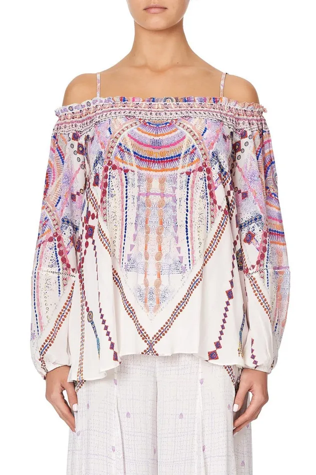 Women Tops Camilla Off Shoulder Halter Top Tanami Road