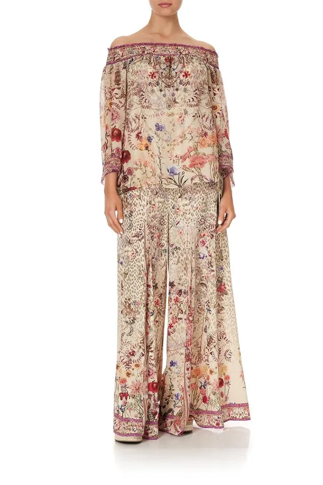 Women Tops Camilla Off Shoulder Shirred Blouse Drifting Dreamer