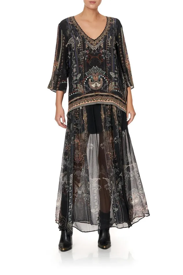 Women Tops Camilla VNeck Oversized Blouse Son Of Seven Queens