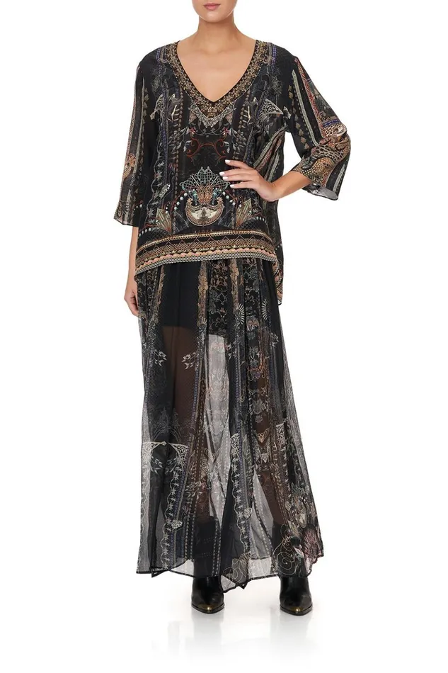 Women Tops Camilla VNeck Oversized Blouse Son Of Seven Queens