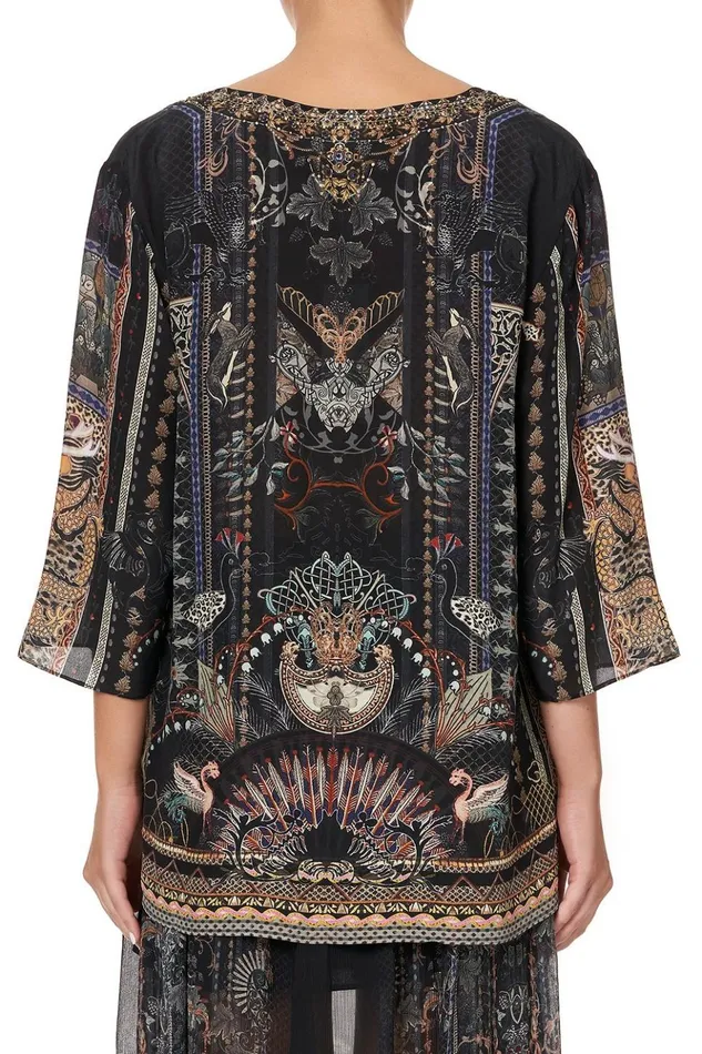 Women Tops Camilla VNeck Oversized Blouse Son Of Seven Queens