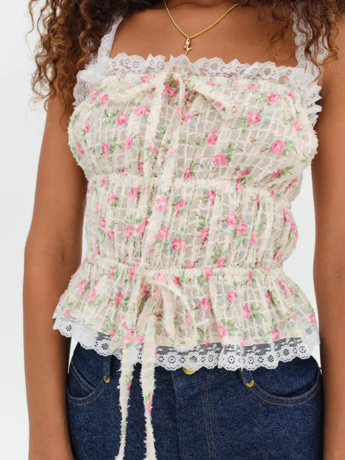 Women Tops For Love and Lemons Amelia Top White Women Tops For Love and Lemons Amelia Top White