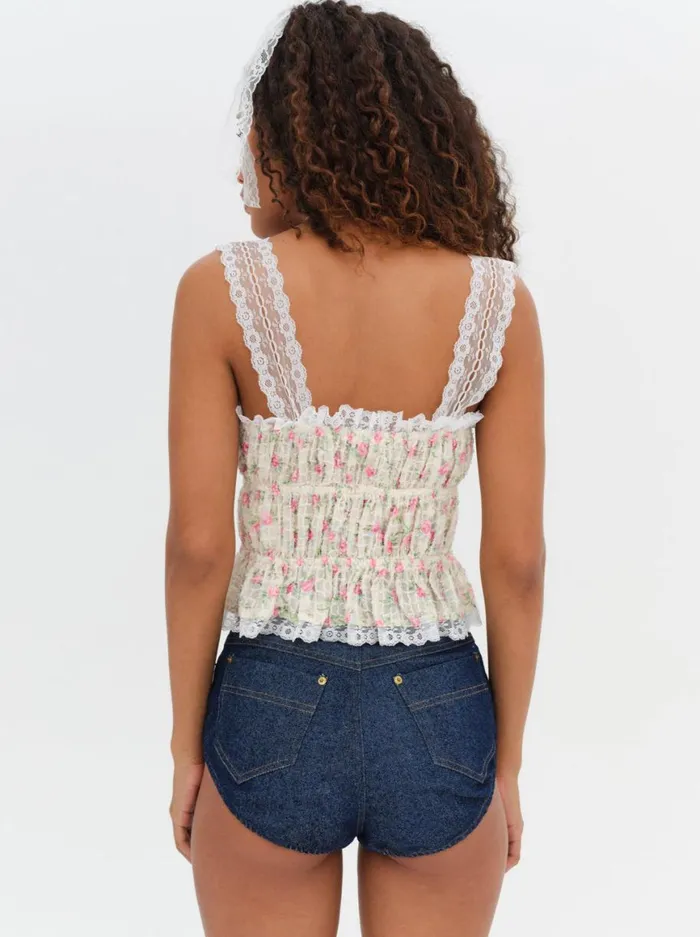 Women Tops For Love and Lemons Amelia Top White Women Tops For Love and Lemons Amelia Top White