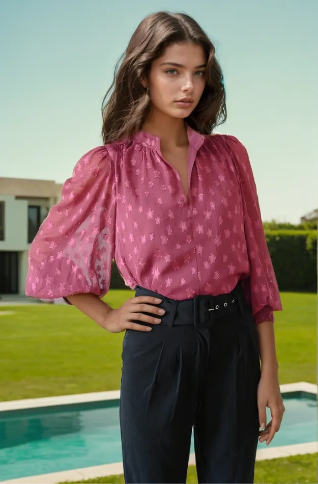 Women Tops YUMI KIM GARCELLE TOP Starry Sky Plum