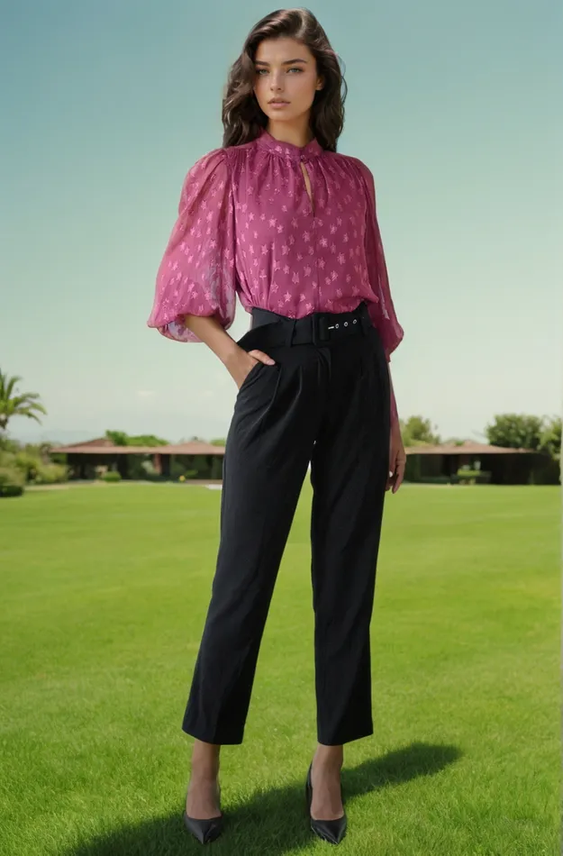 Women Tops YUMI KIM GARCELLE TOP Starry Sky Plum
