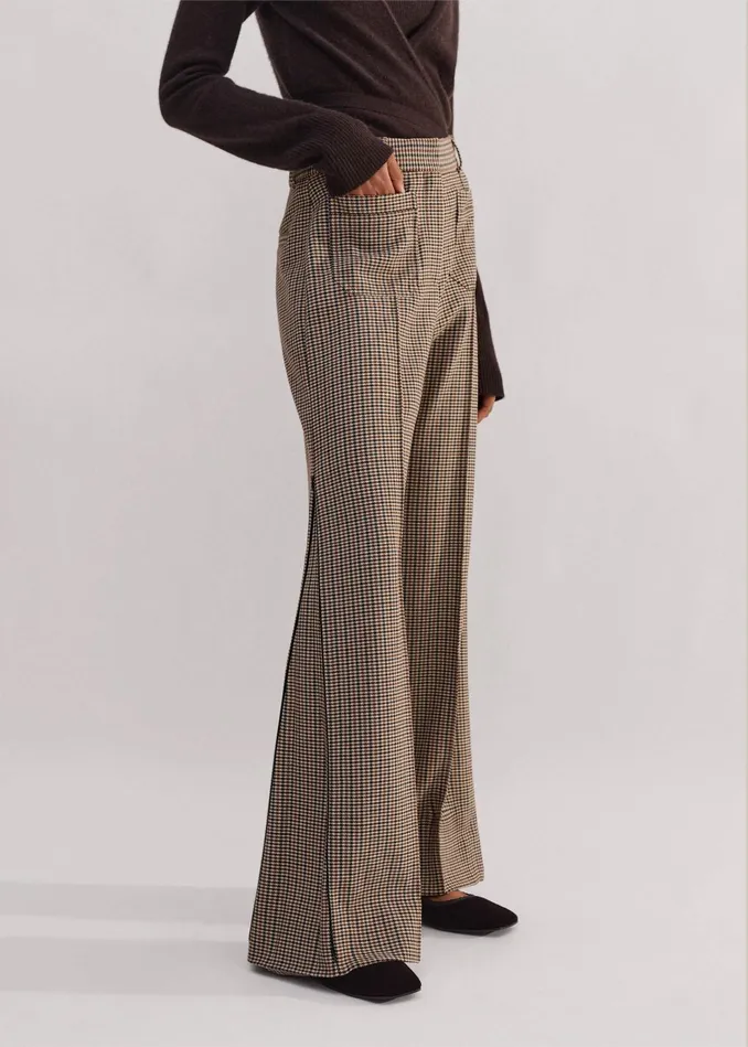Women TownToCountry Convertible Pant Brown Cream MEEM