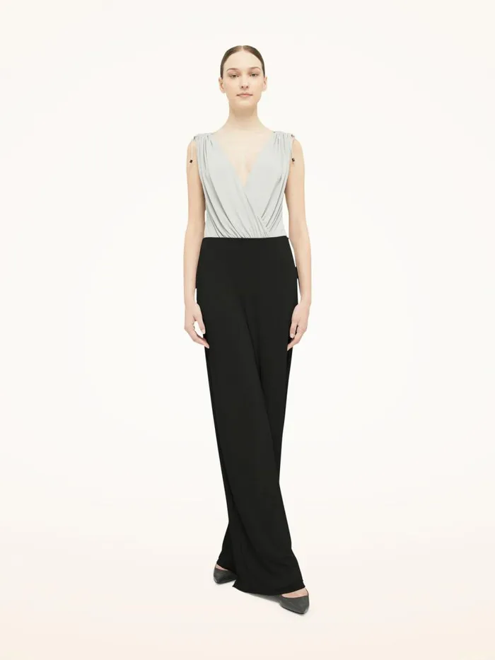 Women Trousers and Jumpsuits Wolford Crepe Jersey Trousers Black