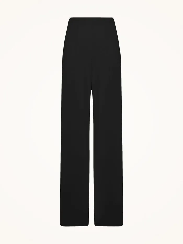 Women Trousers and Jumpsuits Wolford Crepe Jersey Trousers Black