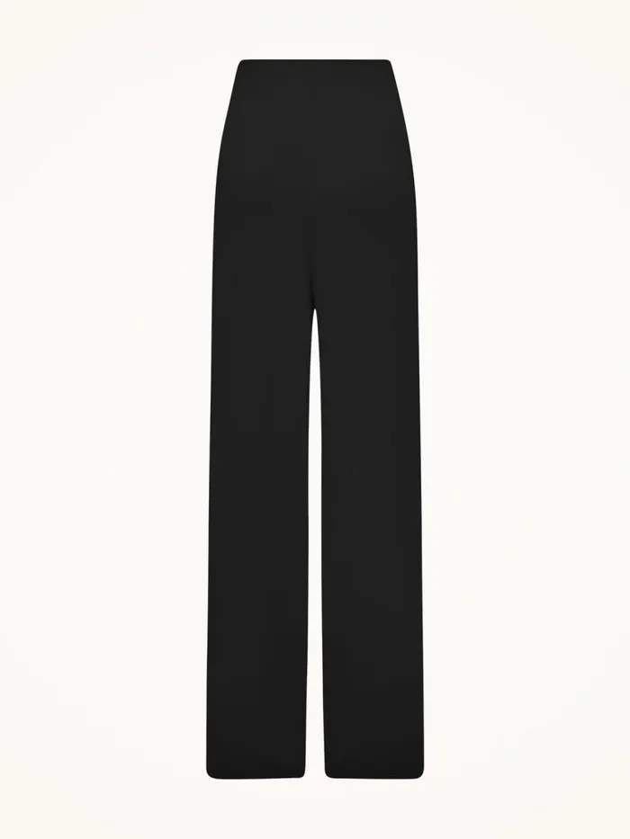 Women Trousers and Jumpsuits Wolford Crepe Jersey Trousers Black