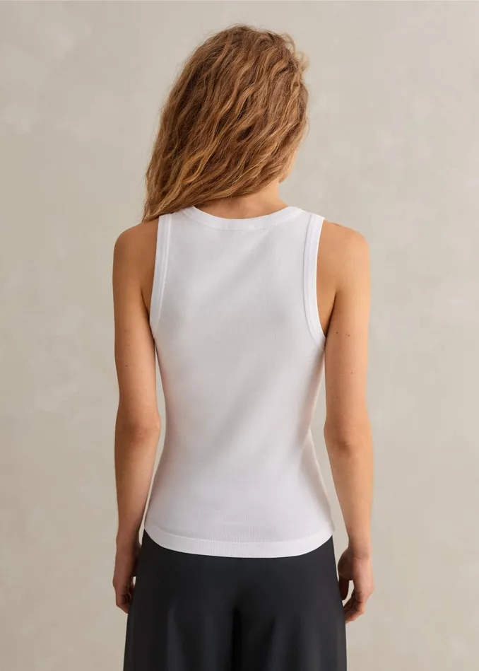 Women Ultimate VNeck Vest Bright White MEEM
