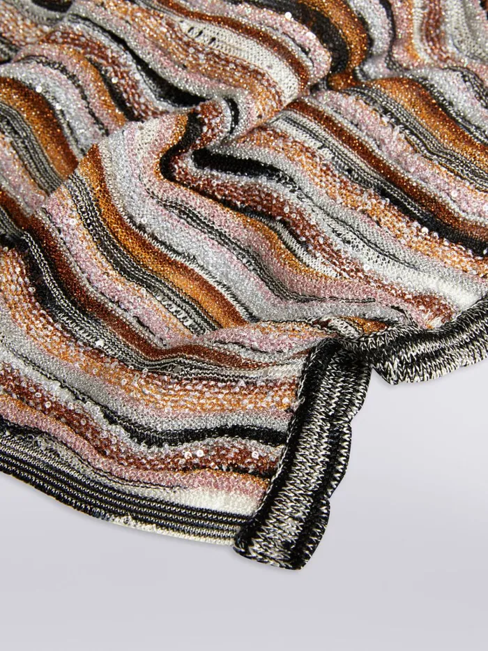 Women Viscose Blend Scarf With Sequins Multicoloured Missoni Scarves and Foulards Women Viscose Blend Scarf With Sequins Multicoloured Missoni Scarves and Foulards