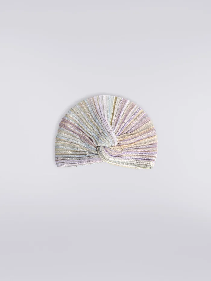 Women Viscose Blend Turban Multicoloured Missoni Hair Accessories
