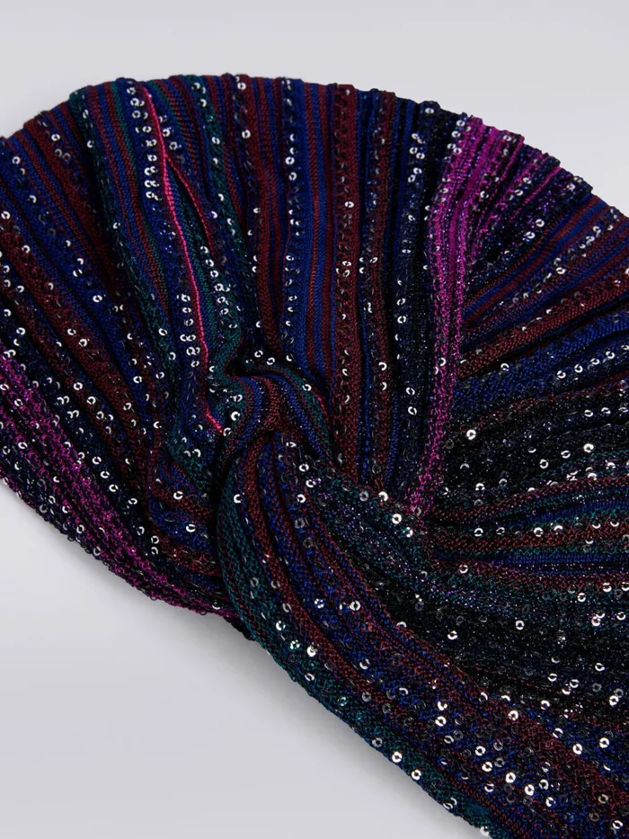 Women Viscose Blend Turban Multicoloured Missoni Hair Accessories