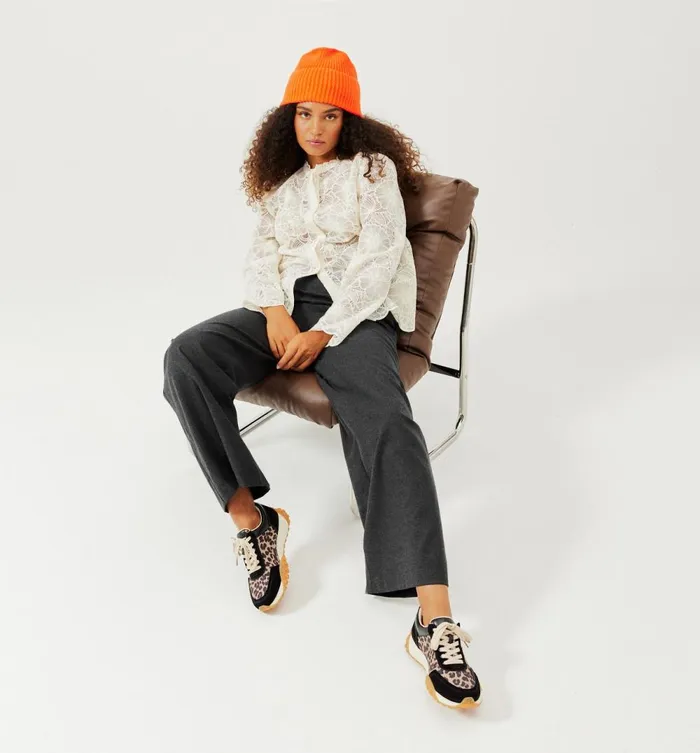 Women Wideleg Trousers 8211 Dark Grey Promod Trousers