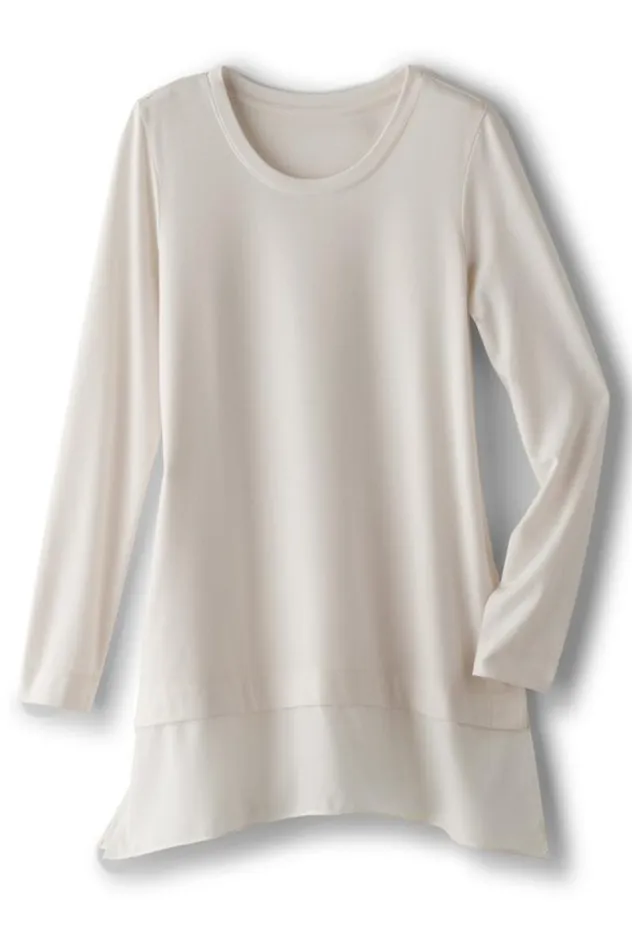Women Willa Layered Tunic Black Soft Surroundings Tops