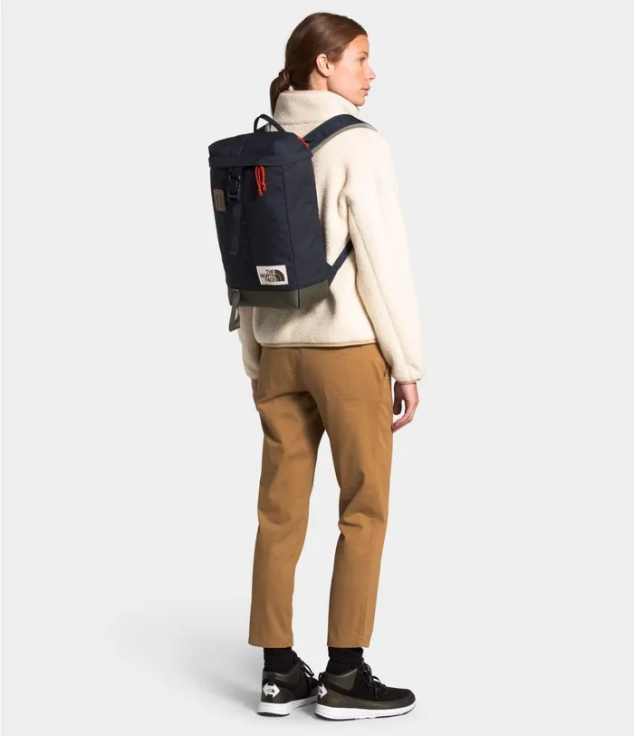 Womens The North Face Backpacks Top Loader Daypack Aviator Navy Light Heathernew Taupe Green
