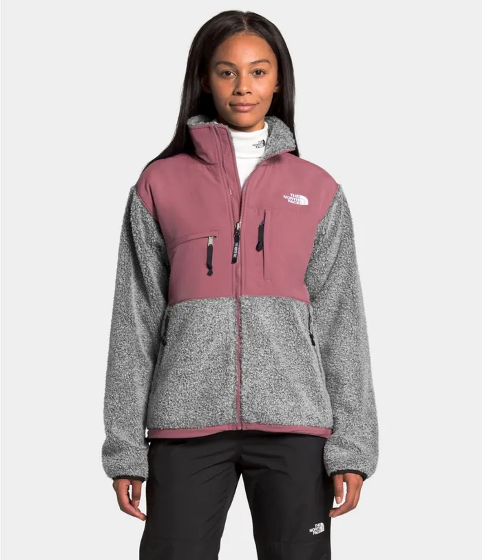 Womens The North Face Fleece Seasonal Retro Denali Jacket Tnf Medium Grey Heathermesa Rose Womens The North Face Fleece Seasonal Retro Denali Jacket Tnf Medium Grey Heathermesa Rose