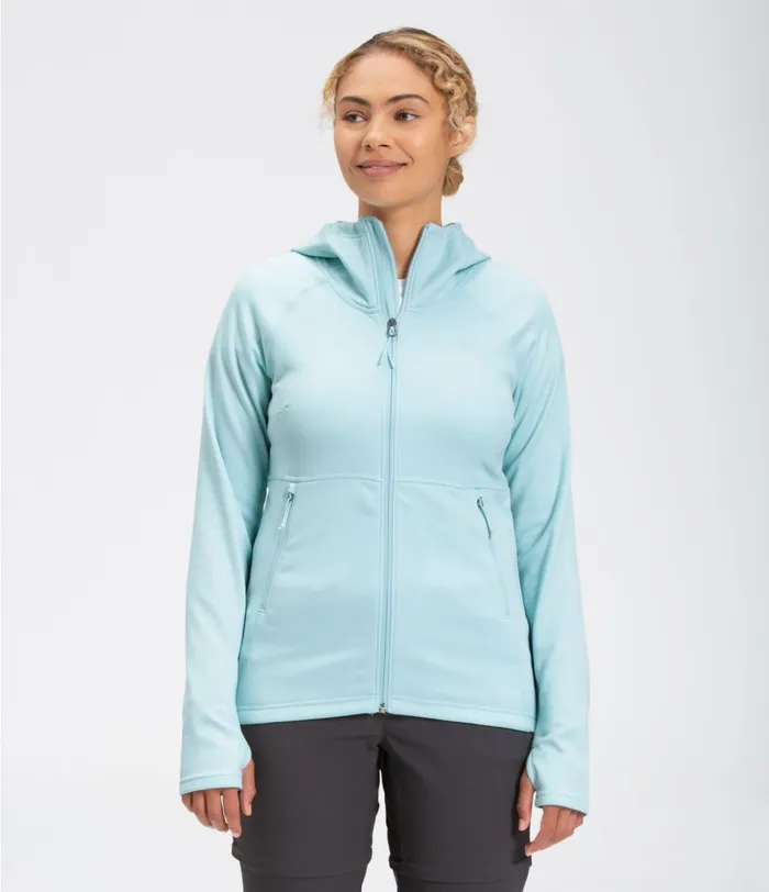 Womens The North Face Hoodies and Sweatshirts Canyonlands Hoodie Starlight Blue Heather