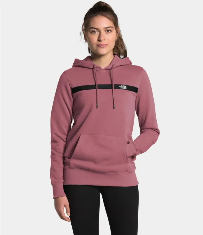 Womens The North Face Hoodies and Sweatshirts Edge To Edge Pullover Hoodie Mesa Rose