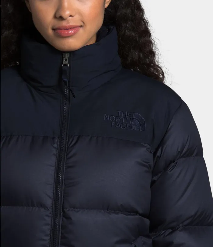 Womens The North Face Insulated and Down Jackets ECO NUPTSE JACKET Aviator Navy