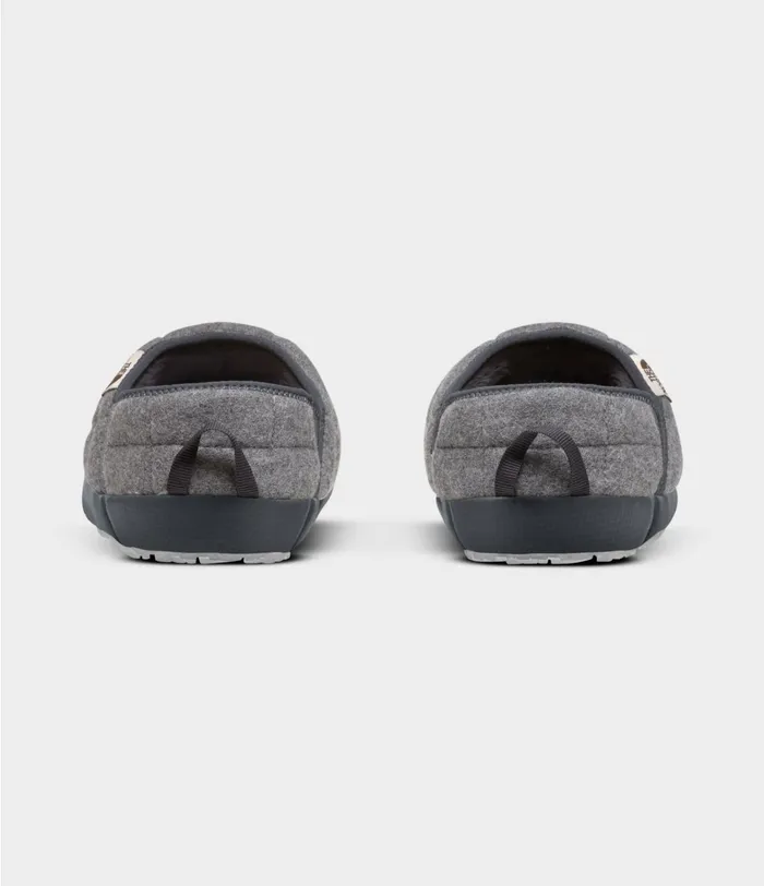 Womens The North Face Slippers ThermoBall Traction Mule V Wool Tnf Medium Grey Heathertnf White