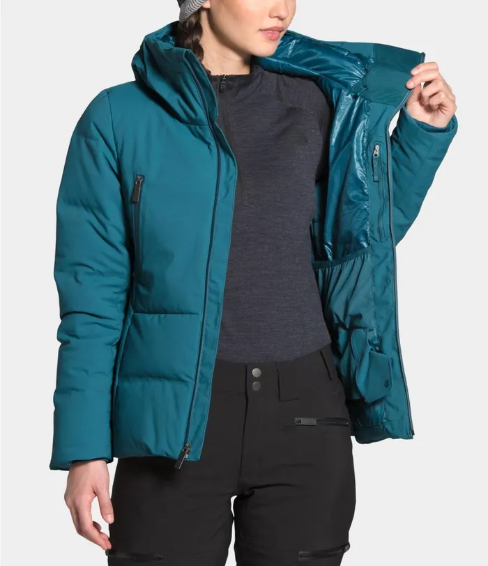 Womens The North Face Snow Cirque Down Jacket Mallard Blue