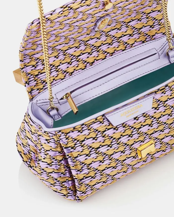 Wooden Mini Twist Clutch Multicolor Women Aquazzura Mini Bags Wooden Mini Twist Clutch Multicolor Women Aquazzura Mini Bags