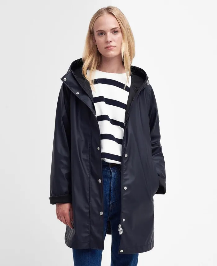 Woodland Showerproof Jacket Dark Navy Women Barbour Showerproof Jackets
