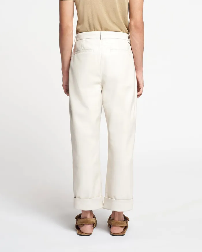 Zayden Regenerated Leather Tapered Pants Crayon Men Nanushka Pants